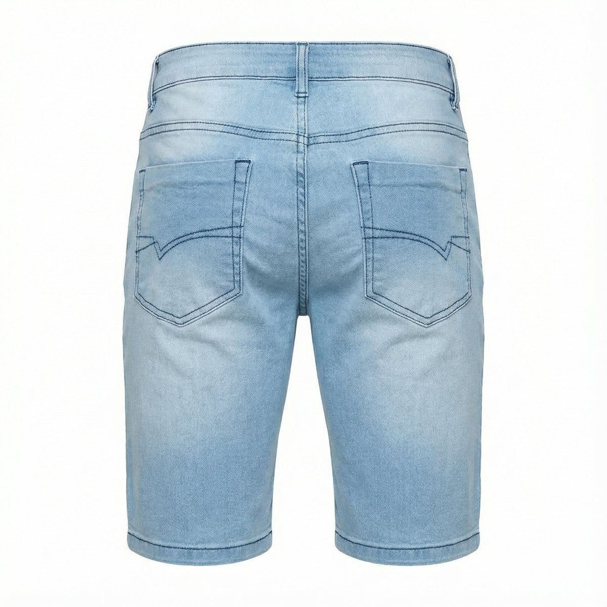 Bermuda Jeans Masculina Lavagem Clara Slim - Modelo Acapulco