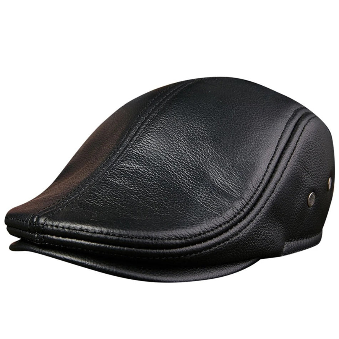 Boina Italiana Masculina de Couro - Prime