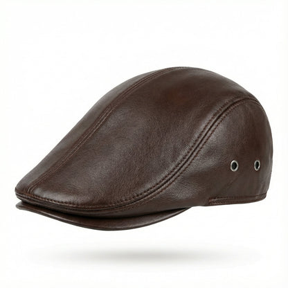 Boina Italiana Masculina de Couro - Prime
