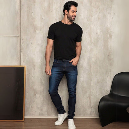 Calça Jeans Masculina Slim com Elastano - AlHoy