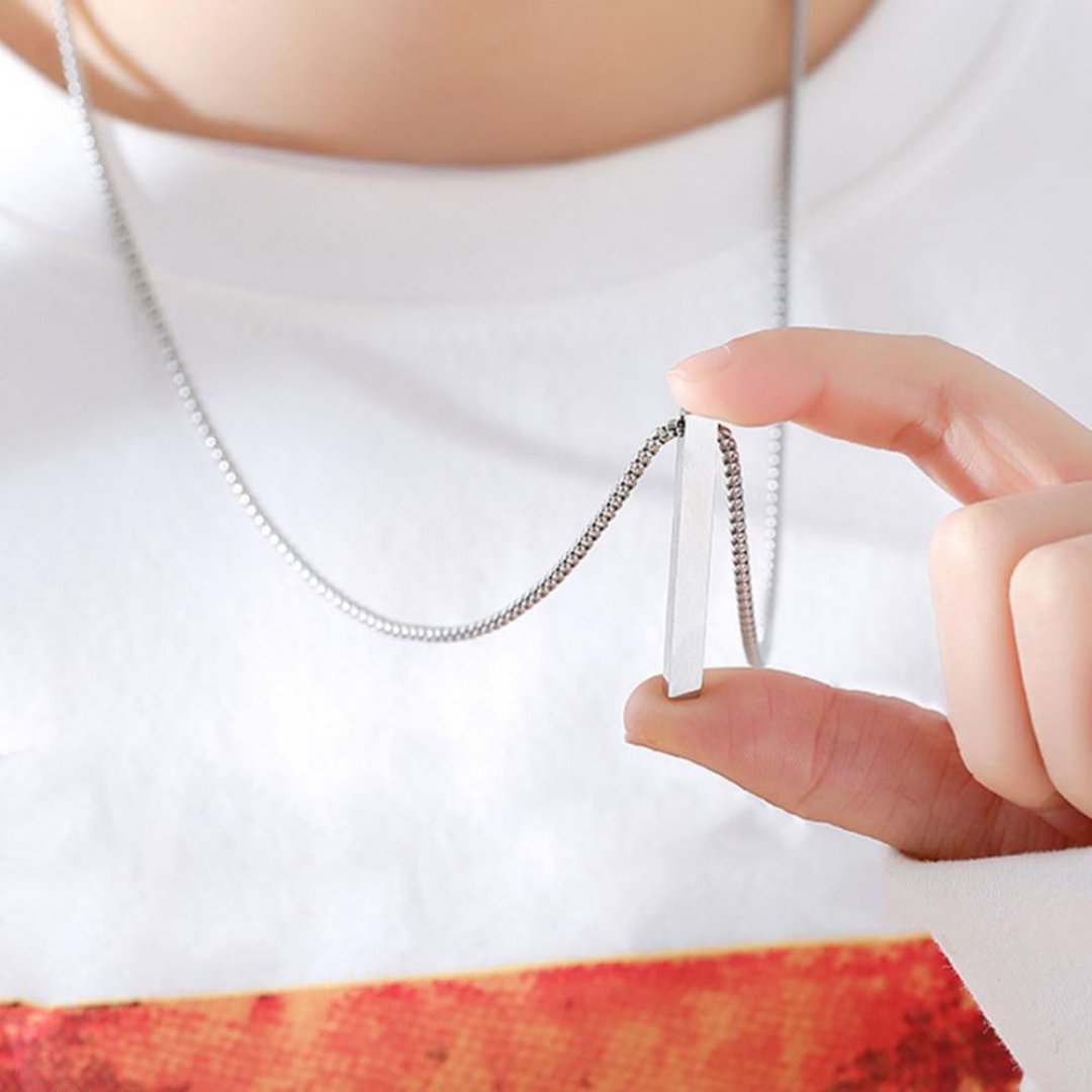 Colar Masculino PrimeTag Prata
