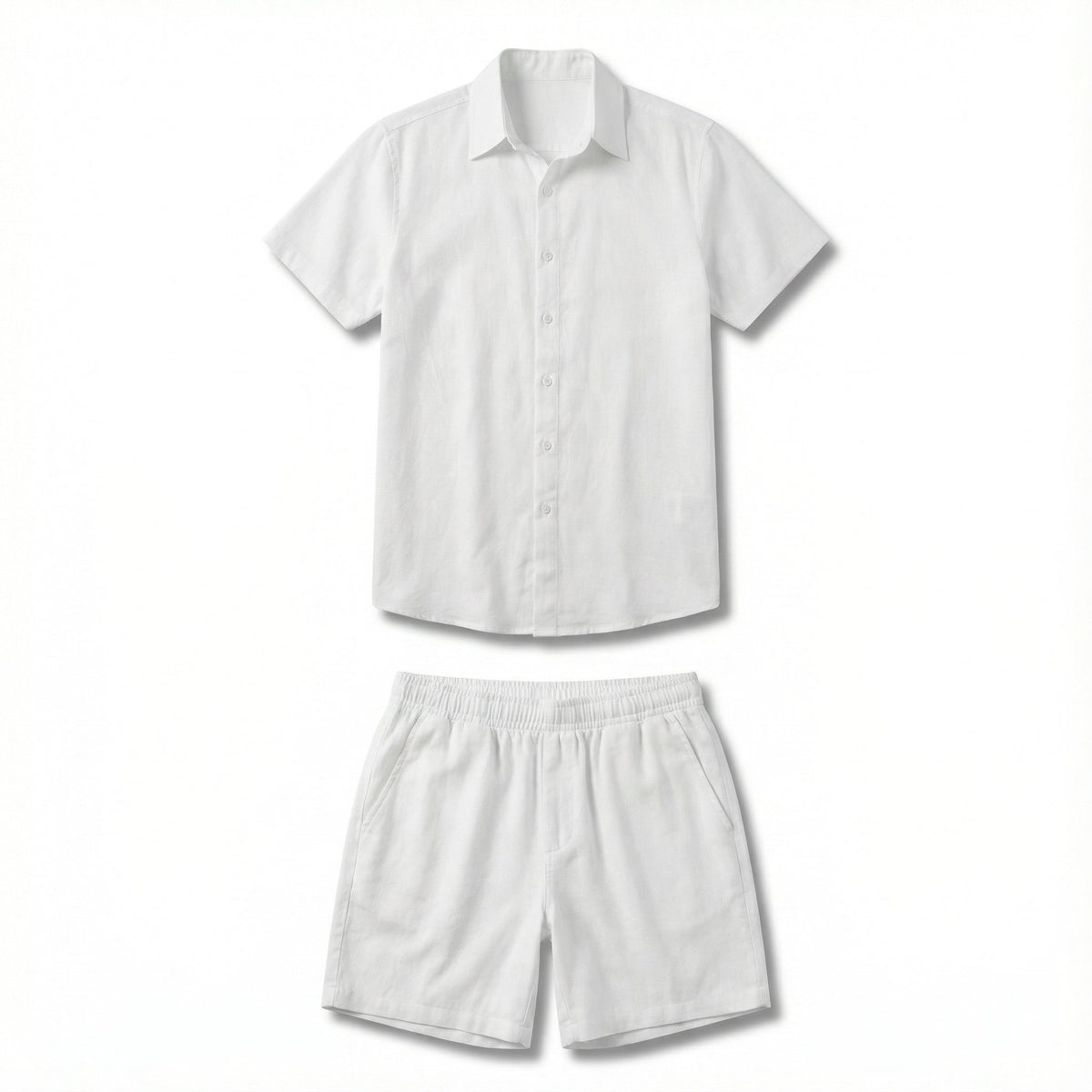 Conjunto Masculino Camisa e Short em Viscolinho Premium - Modelo Capri