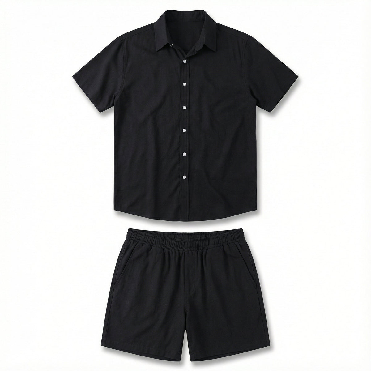 Conjunto Masculino Camisa e Short em Viscolinho Premium - Modelo Capri