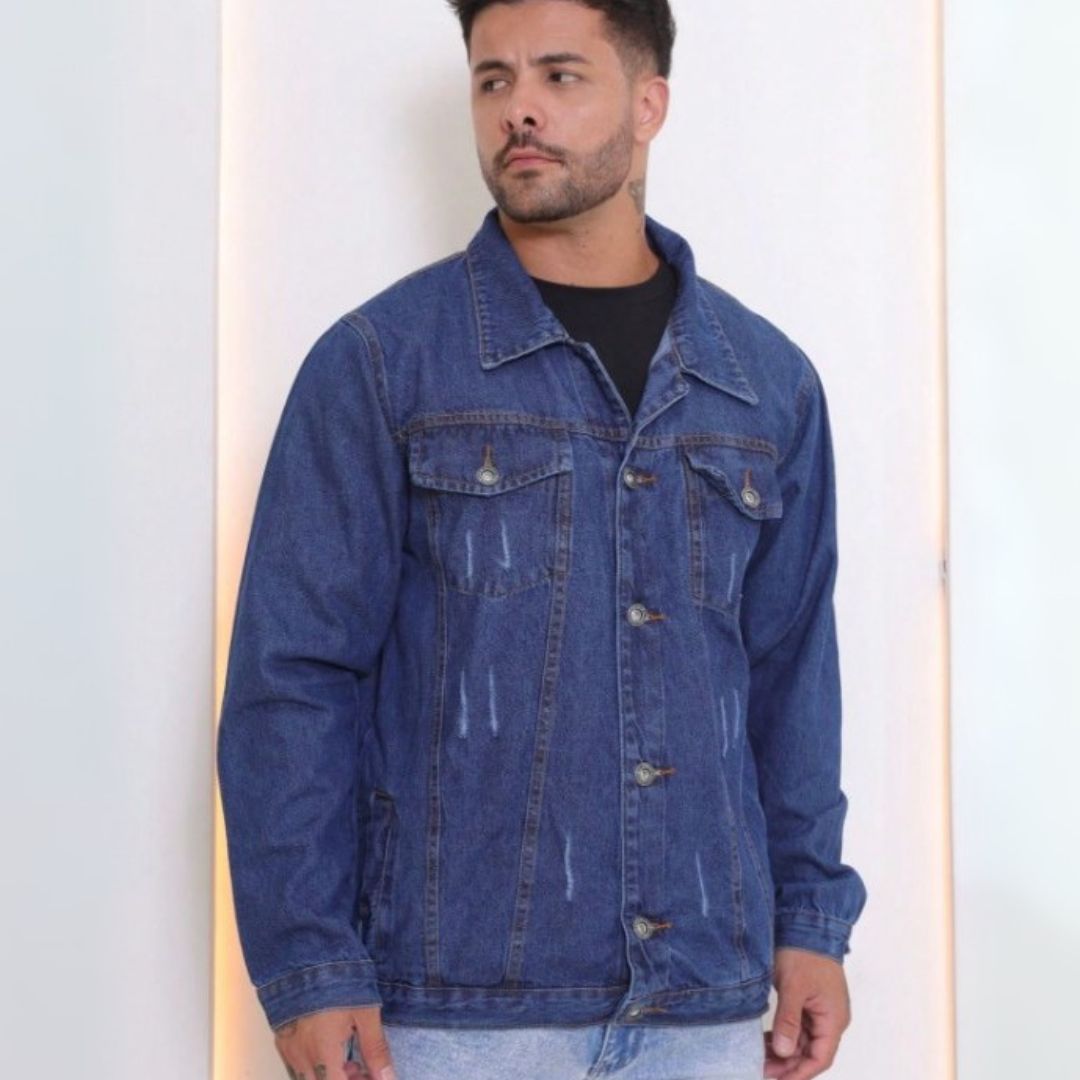Jaqueta Jeans Masculina