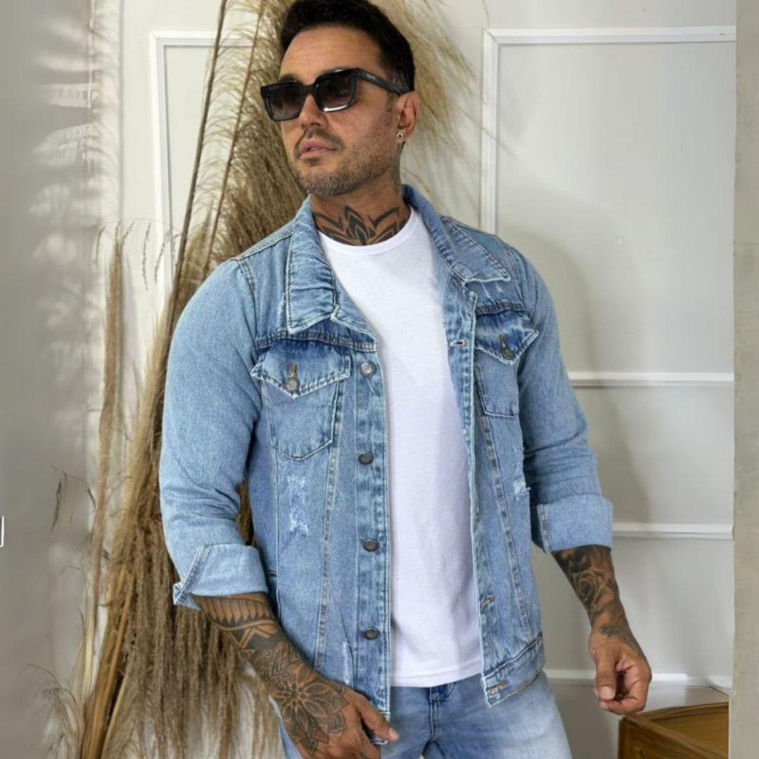 Jaqueta Jeans Masculina