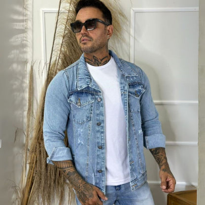 Jaqueta Jeans Masculina