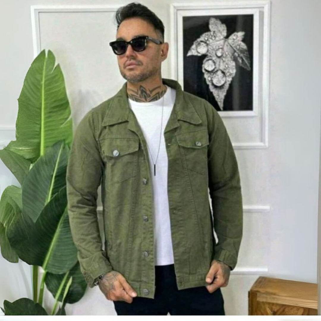 Jaqueta Jeans Masculina