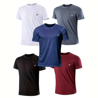 Kit 5 Camisetas Dry Fit Masculina - Lennon