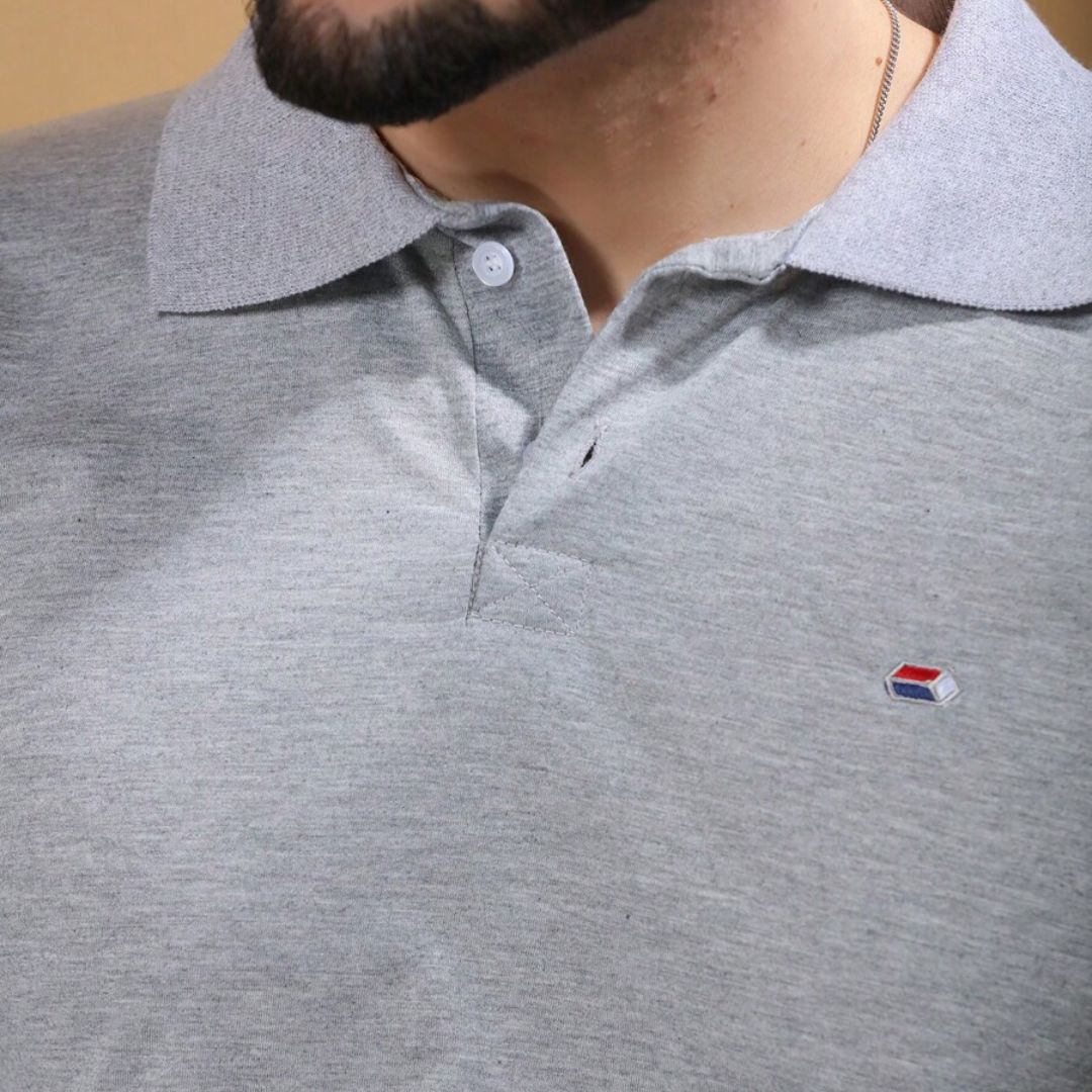Polo Manga Longa com Detalhe - Byron