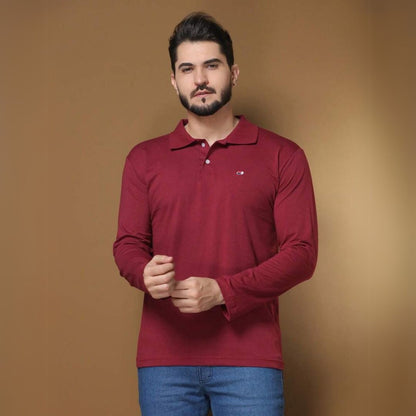 Polo Manga Longa com Detalhe - Byron