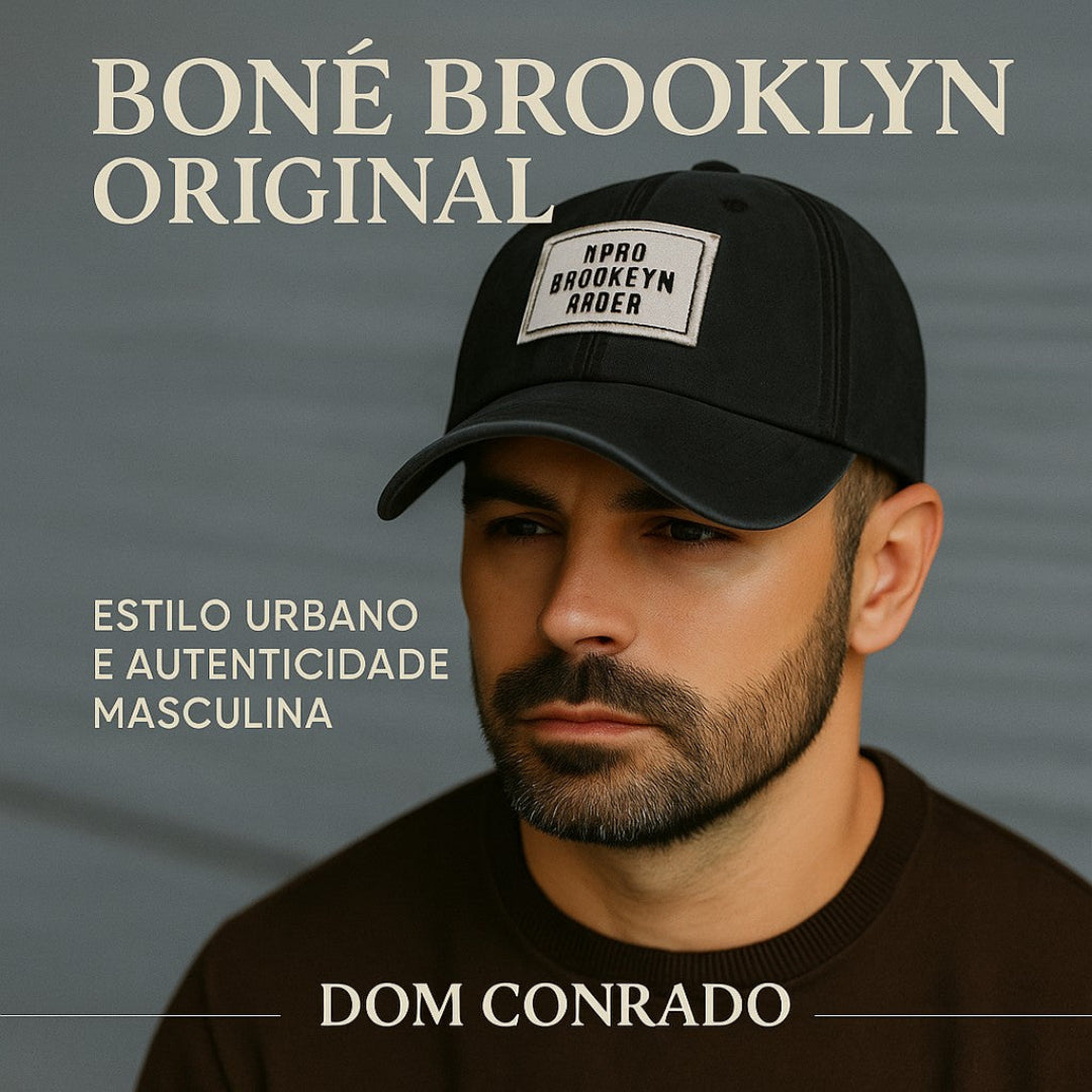 Boné Masculino Aba Curva Desbotado - Brooklyn