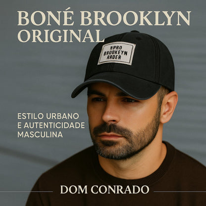 Boné Masculino Aba Curva Desbotado - Brooklyn